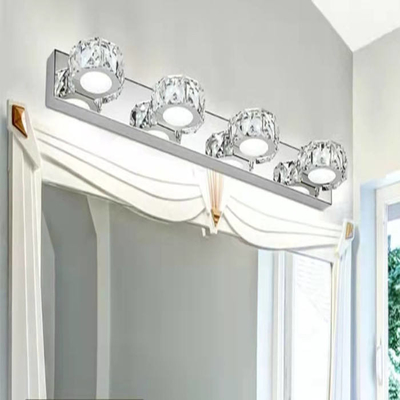 屋内浴室の水晶壁ランプのステンレス鋼のクリスタル・ガラス ミラー ランプ