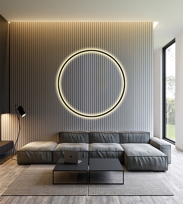 寝室の頭板の居間の背景のための現代簡単なLEDリング壁ランプ