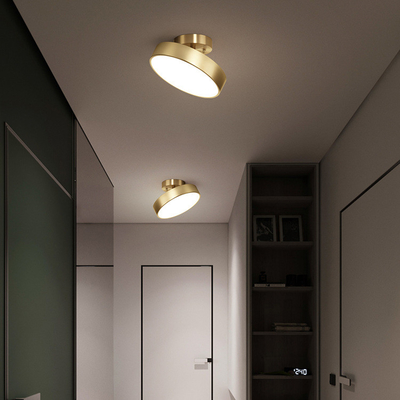 JYLIGHTING 銅 ノルディック ベッドルーム 天井ライト モダン シンプル LED 玄関廊下ライト