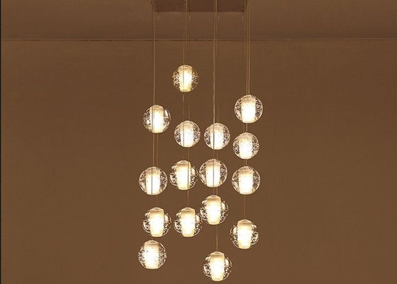 10cm/20cmの家の装飾G4 LEDの泡クリスタル・ボール吊り下げ式ライト