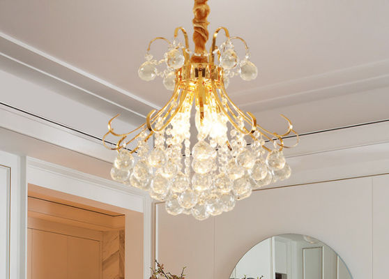 30*35cm/40*45cm/55*58cmのホテルのための簡単なE14天井の蝋燭のシャンデリア