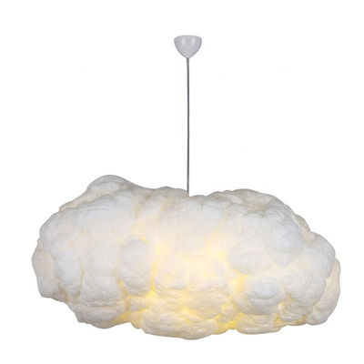 白い浮遊雲LED現代吊り下げ式ライト、居間のためのシャンデリア