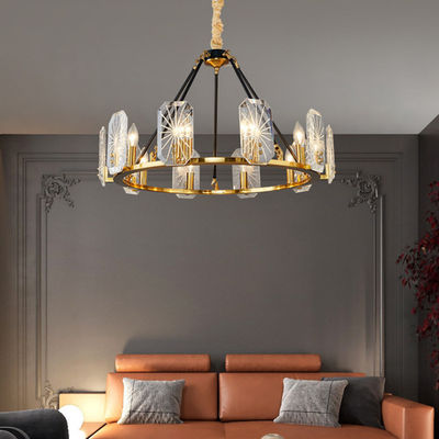 現代装飾的なランプの水晶の北欧の贅沢なシャンデリア及び吊り下げ式ライト