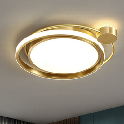 アクリル銅LEDシーリングライト住宅用屋内装飾
