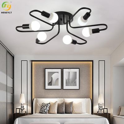 家/ホテルの熱い販売北欧様式のスラッシュの黒の鉄の天井灯のために使用される