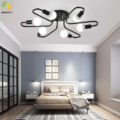 家/ホテルの熱い販売北欧様式のスラッシュの黒の鉄の天井灯のために使用される