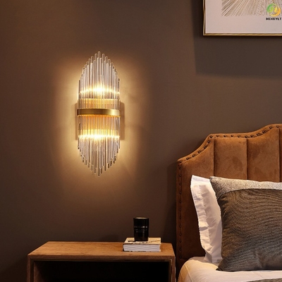 E14 Xの2家/ホテル/ショールームのための贅沢な現代水晶壁ライト