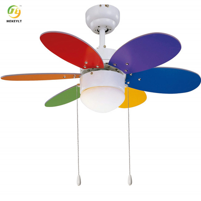 虹色76cm/30&quot;軽い引き鎖が付いている天井に付いている扇風機