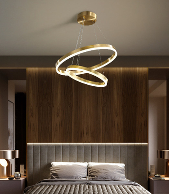 金属LED居間の寝室のための現代リング ライト