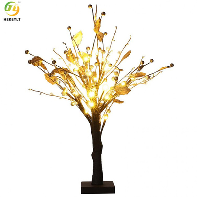 金の花の鉄の調節可能なプラスチック ベッドサイド・テーブル ランプのUSBポート