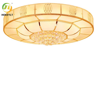 熱い販売の寝室の居間のための贅沢なクリスタル・ガラスの金天井ランプ