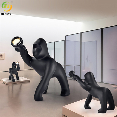 動物の装飾の樹脂の金属居間のための物質的なLEDの現代床ライト