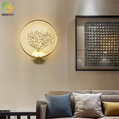 LEDの現代壁はすべての銅をつけ、物質的な青銅色色に大理石模様をつける