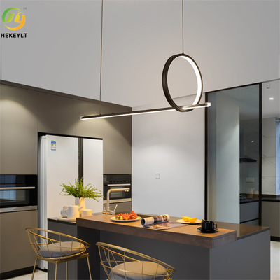 居間を食事する台所のための調節可能な掛かるアルミニウム リング吊り下げ式の照明設備