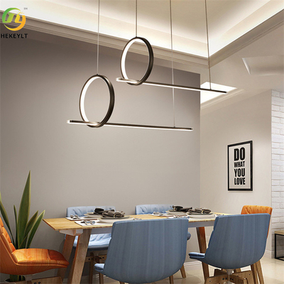 居間を食事する台所のための調節可能な掛かるアルミニウム リング吊り下げ式の照明設備