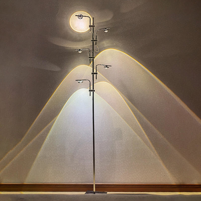 寝室の装飾的なガラス日没の床ランプLEDの映写用電球20*180cm/20*158cm