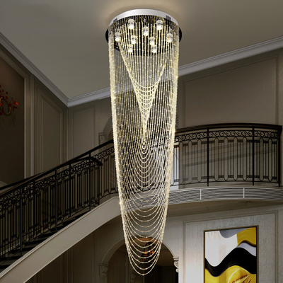 モロッコ様式の水晶の吊り下げ式の軽い現代ホテルのロビーの掛かる照明