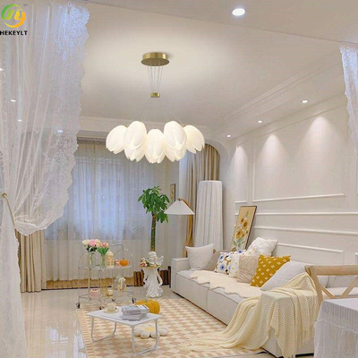 設計感覚の居間の寝室のためのフランスのクリーム色のチューリップG9の天井灯