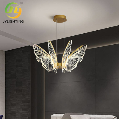 D680*H1200mmの近代美術の寝室の居間のための透明な蝶シャンデリア