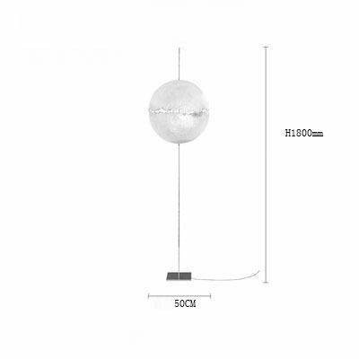 北欧の芸術の球形の現代床ライト簡単で創造的な居間モデル部屋ライト