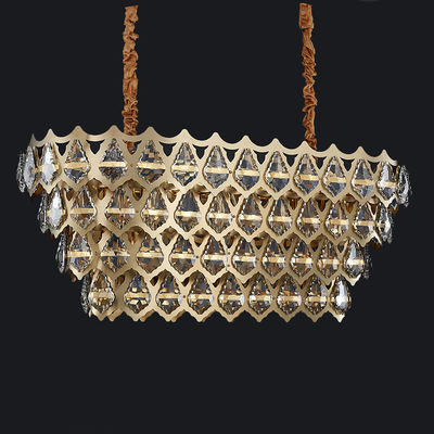 水晶Dimmableの温度の調節可能な天井灯のフラッシュ台紙現代現代的な贅沢なLEDのシャンデリアLampfor
