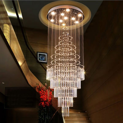 ホテルのための現代贅沢なMutiのサイズの水晶の掛かるライト